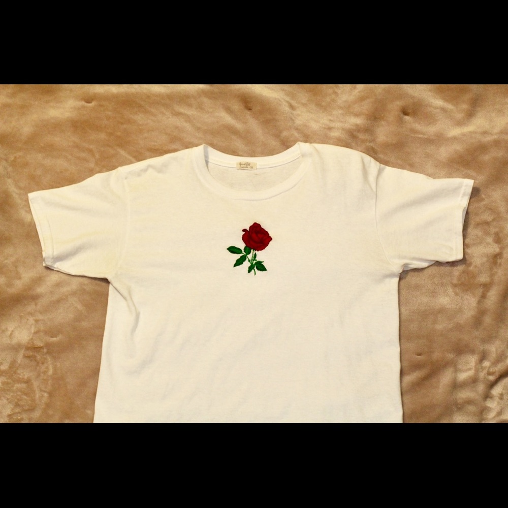 RARE! Brandy Melville Rose Tee